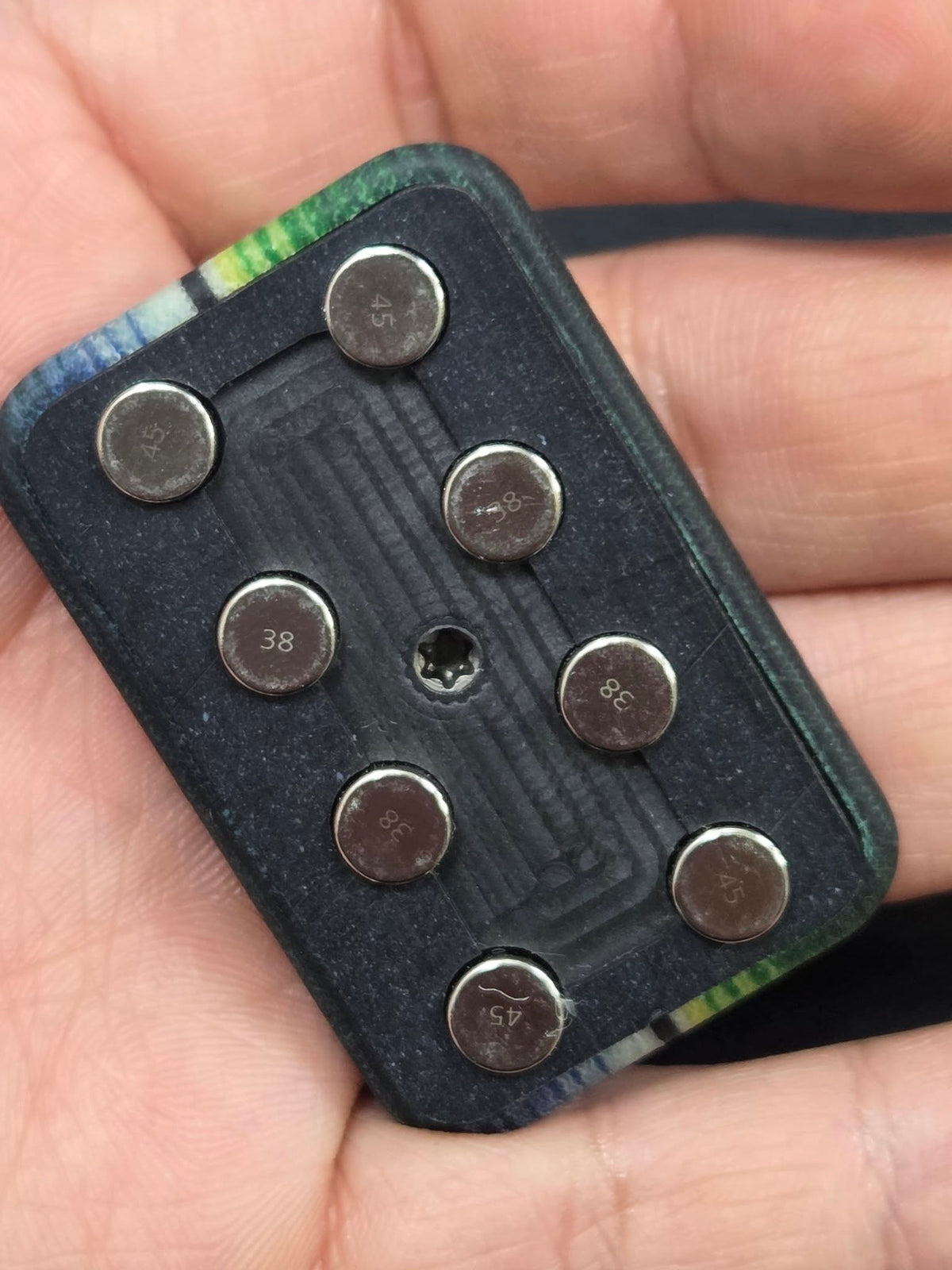 J&L EDC GT-NEMO Micarta Edition magnet setup