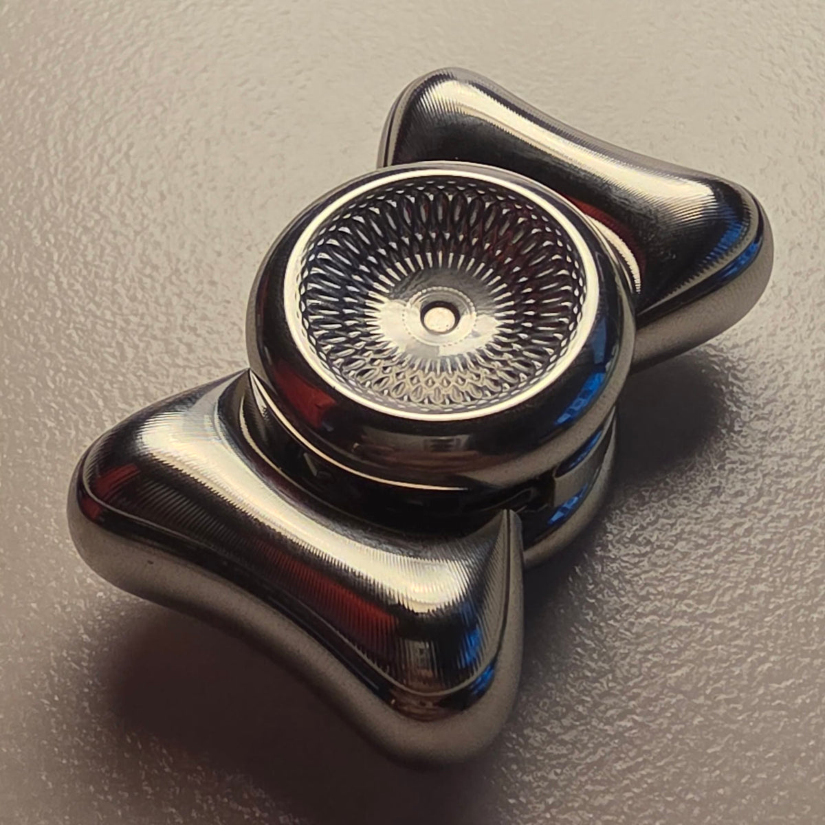 J&L EDC Navillera Titanium spinner alternate angle