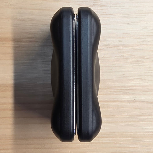 J&L EDC Black Ultem NEMO slider front side view